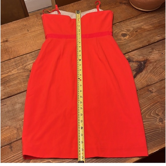 BCBGMAXAZRIA Red Corset Dress w/ Pockets - Picture 11 of 12